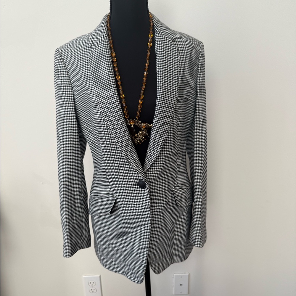 Rag & Bone Andre Check Houndstooth Blazer EUC Size 6